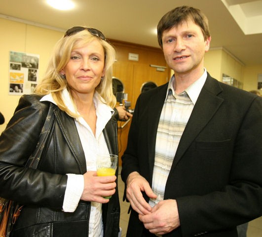 S manželkou Milušou Špechtovou.